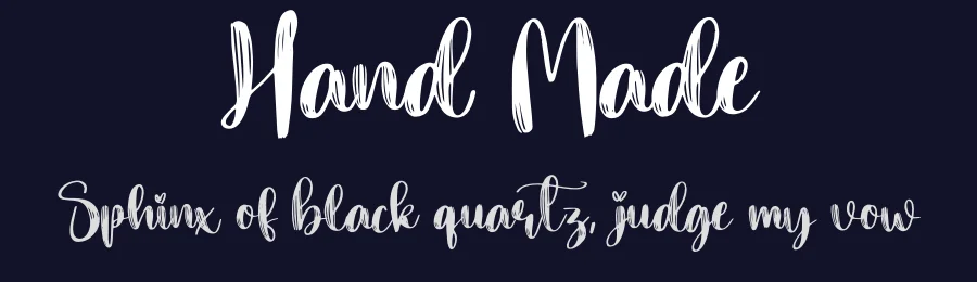 Hand Made by Scratchones — Script Handwritten Font — thumbnail 2