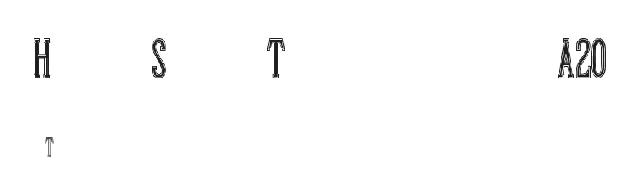 Hand Shop Typography A20