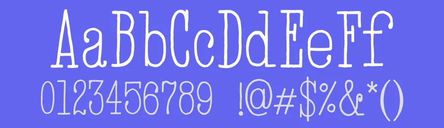 Hand TypeWriter by imagex — Decorative Font — thumbnail 3
