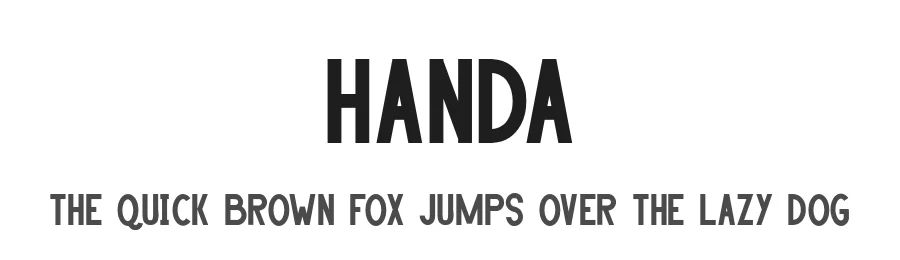 Handa by Attype Studio — Sans Serif Font