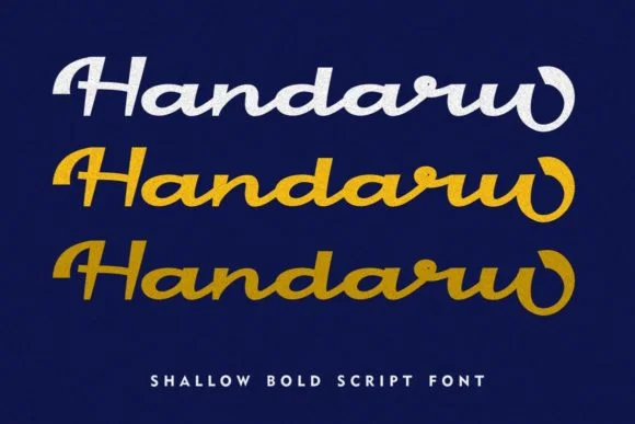 Handaru Font by putracetol — Script Handwritten Font