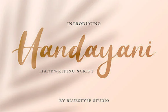 Handayani Font by Bluestype Studio by Bluestype Studio — Script Handwritten Font