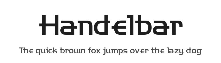 Handelbar by FineFonts — Display Font