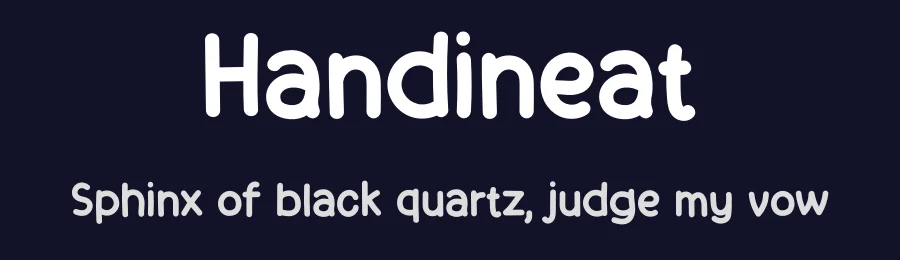 Handineat by Salamahtype.com — Script Handwritten Font — thumbnail 2