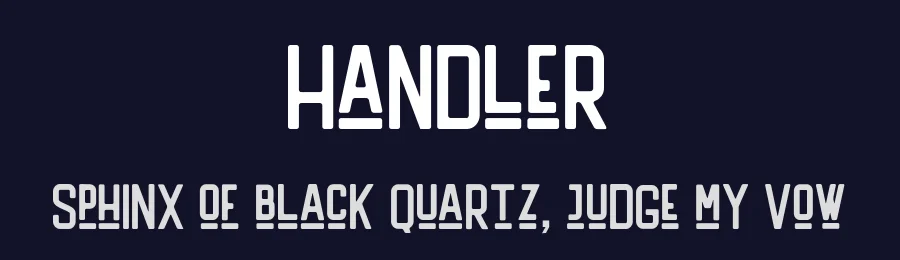 Handler by Vultype — Decorative Font — thumbnail 2