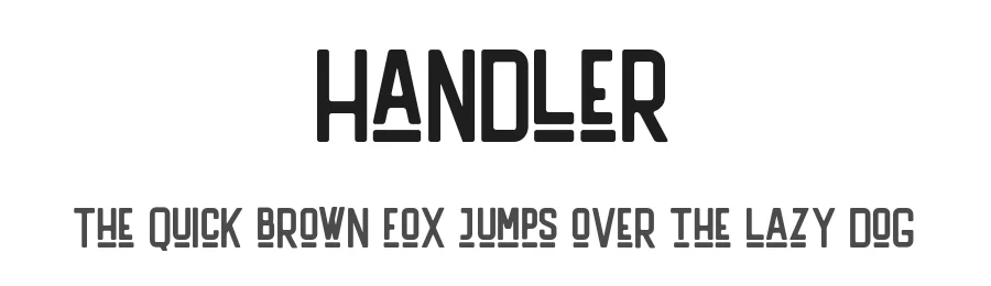 Handler by Vultype — Decorative Font