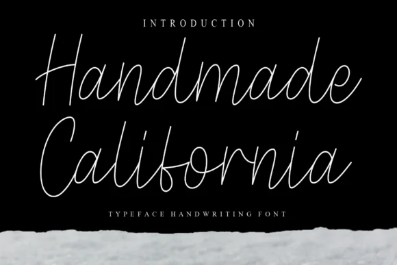 Handmade California Font by Misterletter.co — Script Handwritten Font