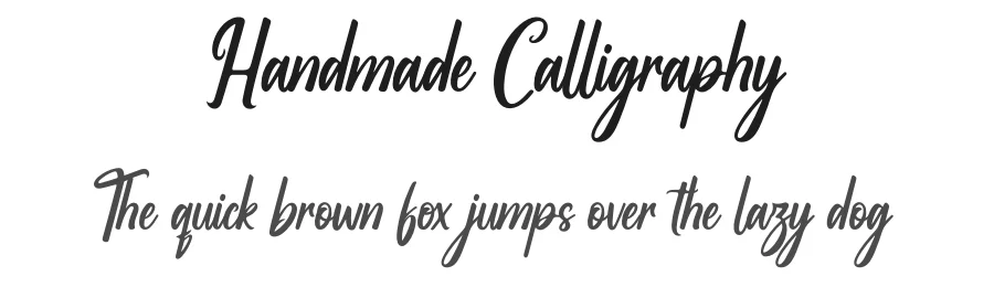 Handmade Calligraphy