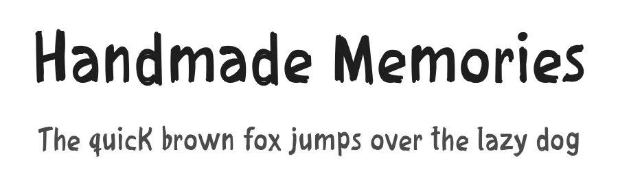 Handmade Memories by Galdino Otten Fonts — Decorative Font