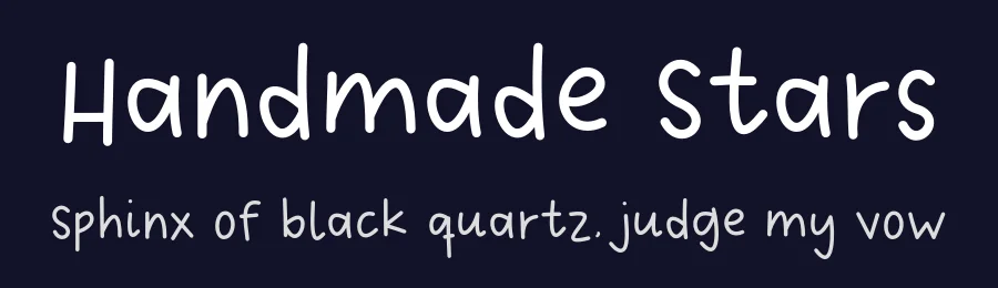 Handmade Stars by Maria Feliz Studio — Script Handwritten Font — thumbnail 2
