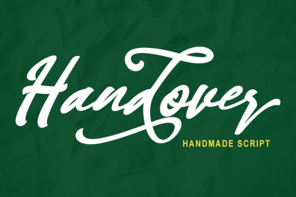 Handover Font by masinong — Script Handwritten Font
