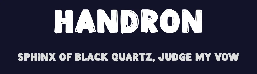 Handron by Mark L — Decorative Font — thumbnail 2