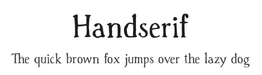 Handserif