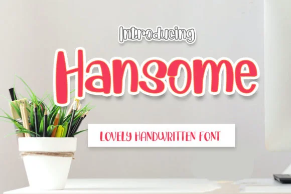 Handsome Font by shiddiq.art by shiddiq.art — Script Handwritten Font