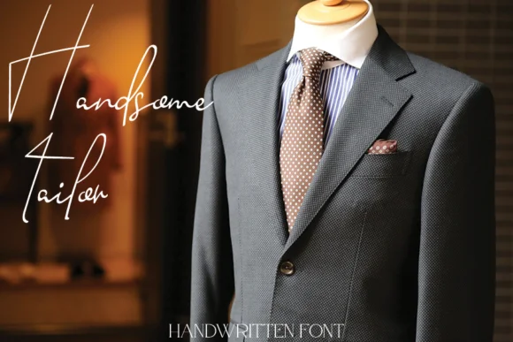 Handsome Tailor Font by erik studio — Script Handwritten Font