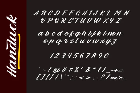 Handuck Font by Mytype Studio — Script Handwritten Font — thumbnail 7