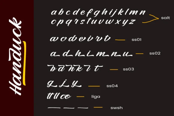 Handuck Font by Mytype Studio — Script Handwritten Font — thumbnail 8