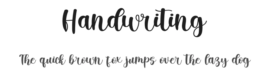 Handwriting