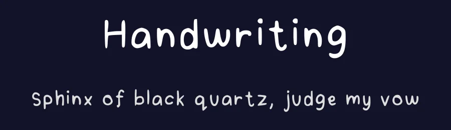 Handwriting by athy!! — Script Handwritten Font — thumbnail 2