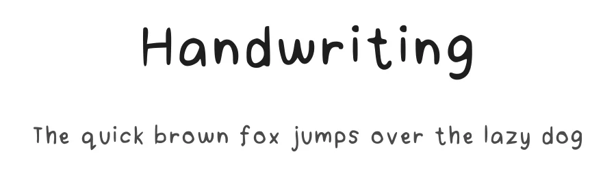 Handwriting