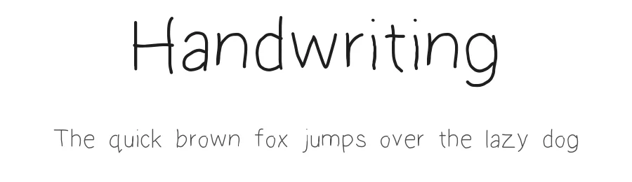 Handwriting