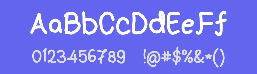 Handwriting 4 by CA by Angeliesh Chan — Script Handwritten Font — thumbnail 3
