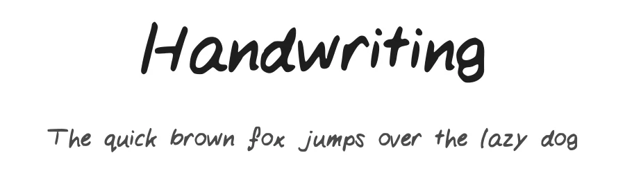Handwriting