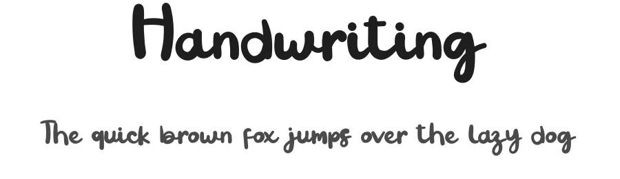 Handwriting