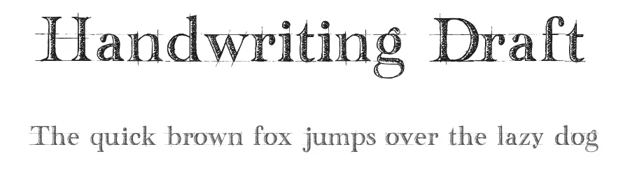 Handwriting Draft