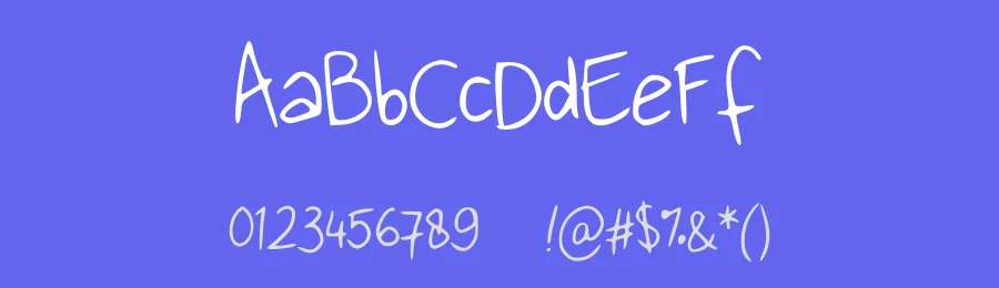 Handwritingfont by plumey — Script Handwritten Font — thumbnail 3