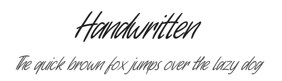 Handwritten