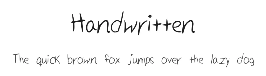 Handwritten