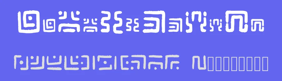 Handwritten Sheikah Runes by Kait — Dingbats Font — thumbnail 3