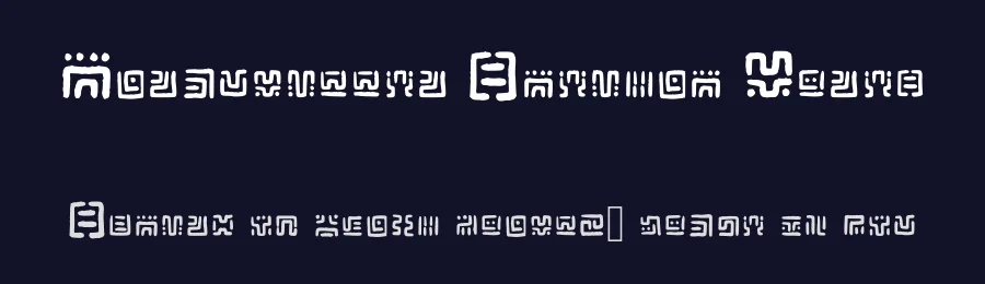Handwritten Sheikah Runes by Kait — Dingbats Font — thumbnail 2