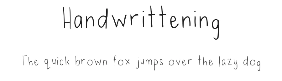 Handwrittening