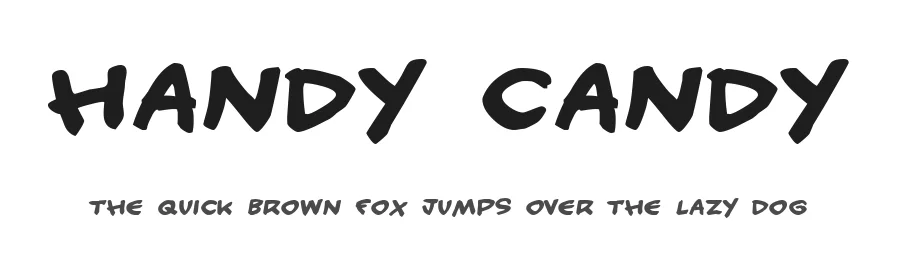 Handy Candy by Pizzadude β Decorative Font