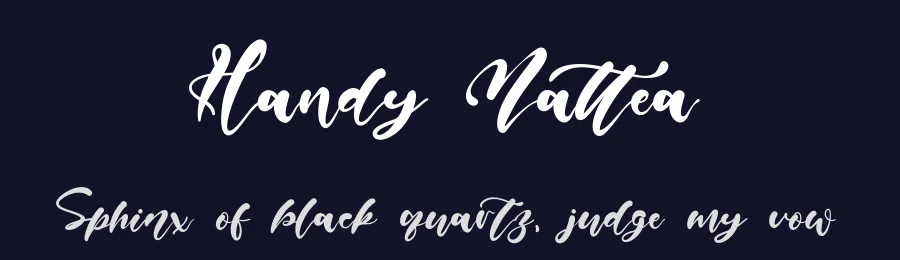 Handy Mattea by Kong Font — Script Handwritten Font — thumbnail 2
