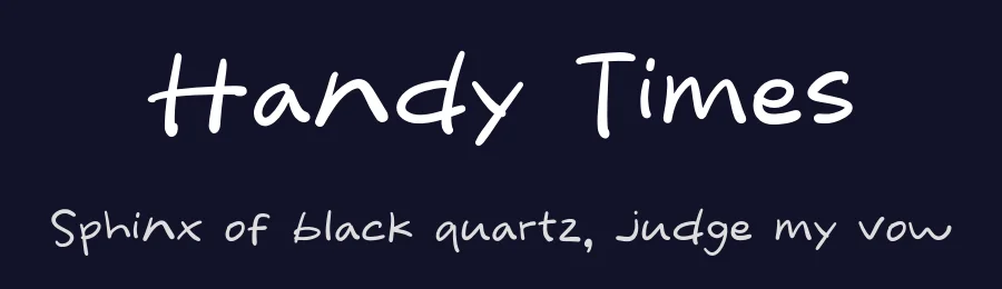 Handy Times by Khurasan — Script Handwritten Font — thumbnail 2