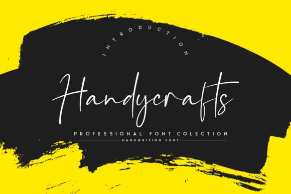 Handycrafts Font by Creativewhitee — Script Handwritten Font