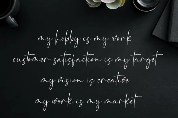 Handycrafts Font by Creativewhitee — Script Handwritten Font — thumbnail 4