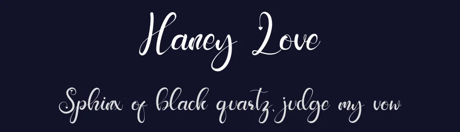 Haney Love by Muksal Creative — Script Handwritten Font — thumbnail 2