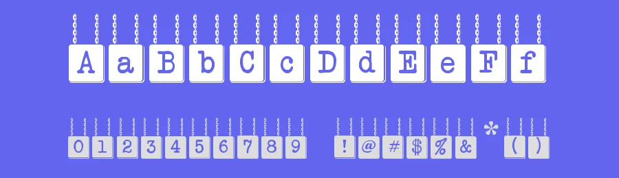 Hang Board 123 by Hareesh Seela — Decorative Font — thumbnail 3
