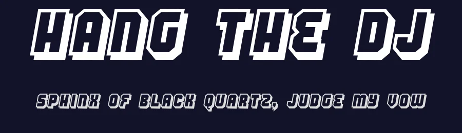 Hang the DJ by Pizzadude — Display Font — thumbnail 2