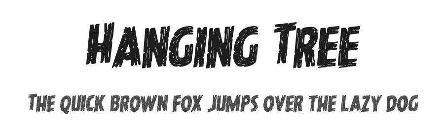Hanging Tree by Iconian Fonts — Decorative Font