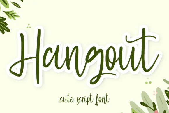 Hangout Font by Arendxstudio — Script Handwritten Font