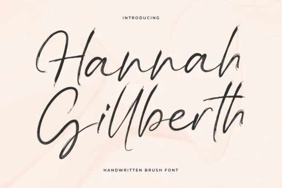 Hannah Gillberth Font by Maulana Creative — Script Handwritten Font