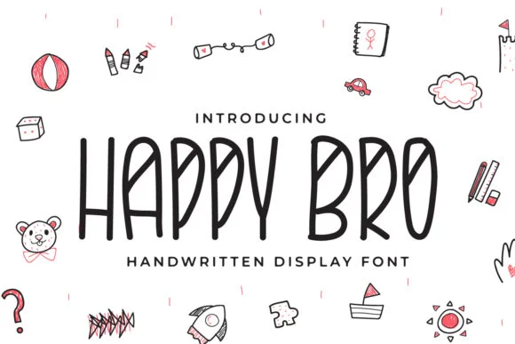 Happy Bro Font by OKEVECTOR β Script Handwritten Font
