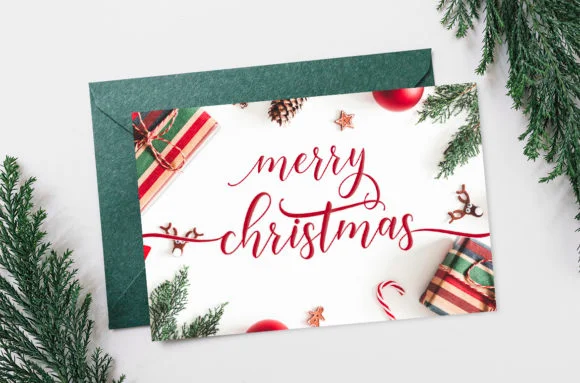 Happy Christmas Script Font by Amarlettering — Script Handwritten Font — thumbnail 2