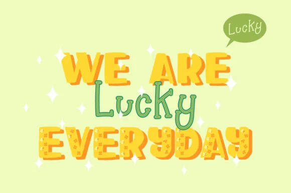 Happy Clover Family Font by attypestudio — Script Handwritten Font — thumbnail 4