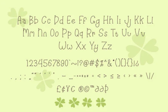 Happy Clover Family Font by attypestudio — Script Handwritten Font — thumbnail 7